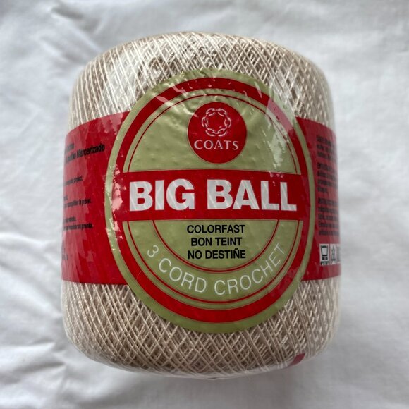 Lot of 2 Coats Big Ball Crochet Yarn - Picture 2 of 4